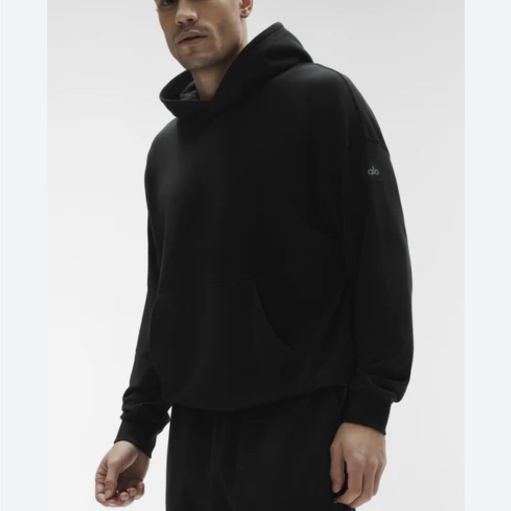 Alo Yoga Double Take Hoodie Black Men's Size Large